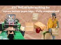 How to Make Square Bottom Paper Bags with FTC Paper Bag Making Machine| #paperbagmachine #paperbag