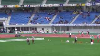 国体成年少年女子共通400mR準決勝2組愛知(臼田 市川 柴山 丹羽)45.90 Aichi Pref.1st