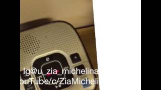 Zia Michelina talking to my answering machine  haha