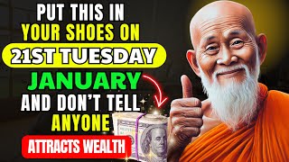 If You put This In Your Shoes On 21st JANUARY, Your Financial Problems Will End |Buddhist Teachings