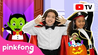 [4K] Halloween Costume Party 👻🧛🎃| Halloween Song | Dance Along | Pinkfong Videos for Kids