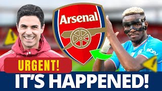 🔥LAST MINUTE BOMB! EXCLUSIVE: ARSENAL EYES THE BEST ATTACKER AFTER THE CHELSEA BOMB! ARSENAL NEWS
