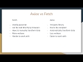 5 axios vs fetch