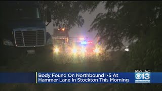 Body Found At NB I-5 In Stockton