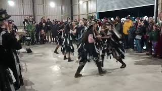 Wild Moon Morris - Labyrinth - Wassail at Wadys Cider - Middlezoy -  18 Jan 25