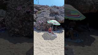 🇹🇷 Damlataş Beach🌴Alanya TURKEY 🌊REST IN THE CAVE【4K】🏖🌞🏝🌴🏖🌞🌊