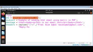 Sending HTML Email Using mail function in PHP