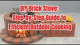 DIY Brick Stove Step by Step Guide to Efficient Outdoor Cooking