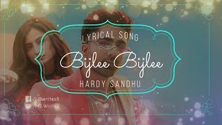 Bijlee Bijlee Full Song (LYRICS) Hardy Sandhu, Palak Tiwari #hbwrites #bijleebijlee
