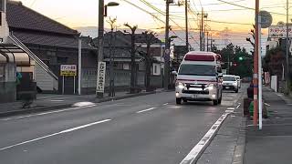 【八潮救急❗️】草加八潮消防局(八潮消防署) 八潮2 救急車　帰署シーン！