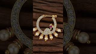 Latest nose pin designs/gold nose pin design 2024/nose pin design #trending #shorts #viral #gold