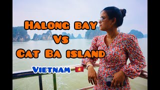 HA LONG BAY or CAT BA ISLAND?:[10 Point Comparisons] #viralvideo #travel #halongbay #catbaisland