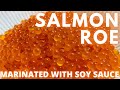 【How to Make Soy Sauce Marinated Ikura】Tasty Salmon Roe Recipe by Sushi Chef【銀座の寿司職人が教えるイクラの醤油漬け】