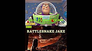 Buzz lightyear vs Rattlesnake Jake #rango #buzzlightyear #vsbattle #whoisstronger #toystory2 #vs