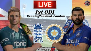 🔴 Live : India Vs England | 1st ODI | Ind vs Eng | Cricket 22 Gameplay 2