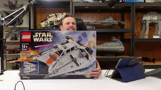 LEGO Star Wars Ultimate Collectors Series Snowspeeder™ #75144 Unboxing and Build Out