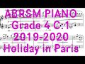 ABRSM Piano Grade 4 C:1 Holiday in Paris #piano #abrsm #sheetmusic