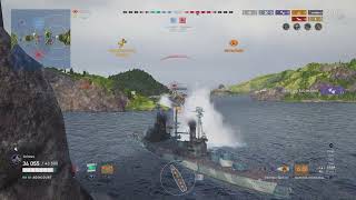 AGINCOURT 6 KILLS 129K DMG  World of Warships: Legends