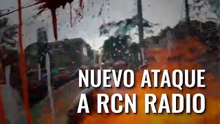 Atacan con bombas incendiarias a policías que custodian RCN Radio | Noticias RCN