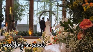 Korea Vlog | street food, exploring seoul, attending a korean wedding