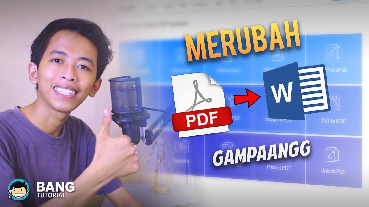 Cara Gampang Merubah PDF Ke WORD Tanpa Aplikasi | HIPDF TUTORIAL - YouTube