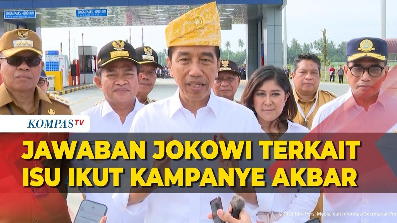 Jawab Presiden Jokowi Terkait Isu Dirinya Akan Ikut Kampanye Akbar ...