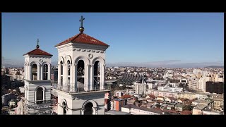 Aerial View of Prishtina - Drone Footage / December 2024☃️🌧️☃️