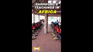 Wonderful to See African Young Children Following Sadhguru's Teaching #Shorts