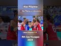 Alas Pilipinas vs Indonesia 4th Sea VLeague finals 2024 PHILIPPINES WON #fyp #gameplay  #volleyball