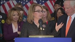 Former Congresswoman Gabrielle Giffords introduces gun control bill