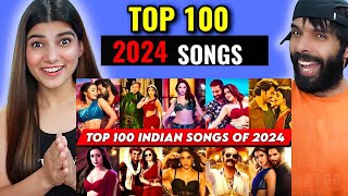 2024's Top 100 Most Viewed Indian Songs on YouTube | Top Indian Songs Of The Year 2024 (Top 100)