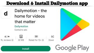 How to Download and Install Dailymotion app on Android devices | Techno Logic |