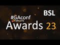 GAconf Awards 2022, with BSL