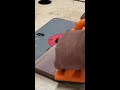 quick chamfer on the router table. diy maker shorts woodworking router walnut