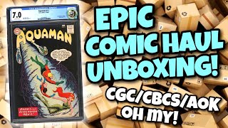 EPIC Comic Haul Unboxing! // CGC/CBCS/AOK