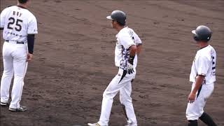 福井ワイルドラプターズ #8澤端侑 2020.9.22 富山戦（フェニスタ）打った走った