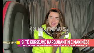 Kamionistja shqiptare tregon se si të kursesh 15 % karburant me 40 ton ngarkesë