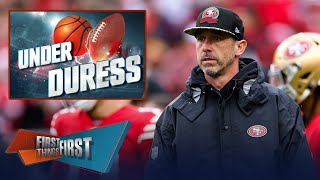 49ers HC Kyle Shanahan, Baker Mayfield & Patrick Mahomes are Under Duress | NFL | FIRST THINGS FIRST