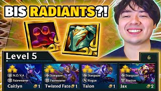 I Had TWO RADIANT Items On Medallion Twisted Fate... So I 3 STARRED ALL 5 UNITS!
