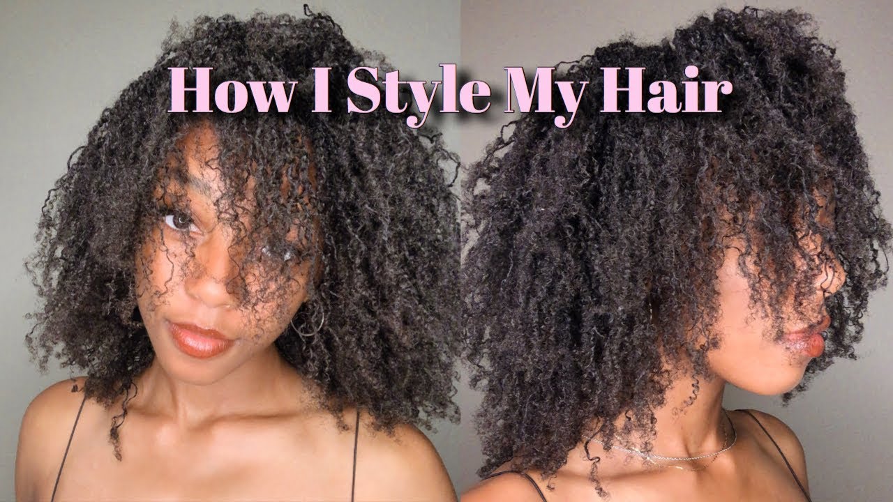 How I Style My Microlocs Youtube