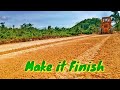 MAKING ROAD FINAL WITHOUT STAKE OR BLUETOP||SUBBASE PREPARATION FOR ROAD CONCRETING