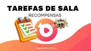 Tarefas de Sala. Ligo Live como funciona o recebimento de recompensa.