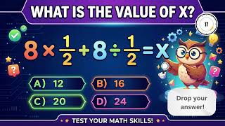 Easy Math Quiz: Don't Fail - Comment your answer! | 2 Questions