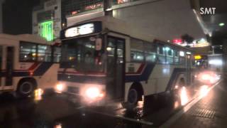 【3DFHD】茨城交通 廃車間近 1102 12(HINO Rainbow RJ)水戸駅北口BT