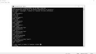Jython (Java Python) - Data Types Example