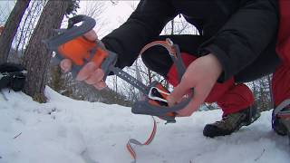 How to adjust the length of crampons? - Video Guide