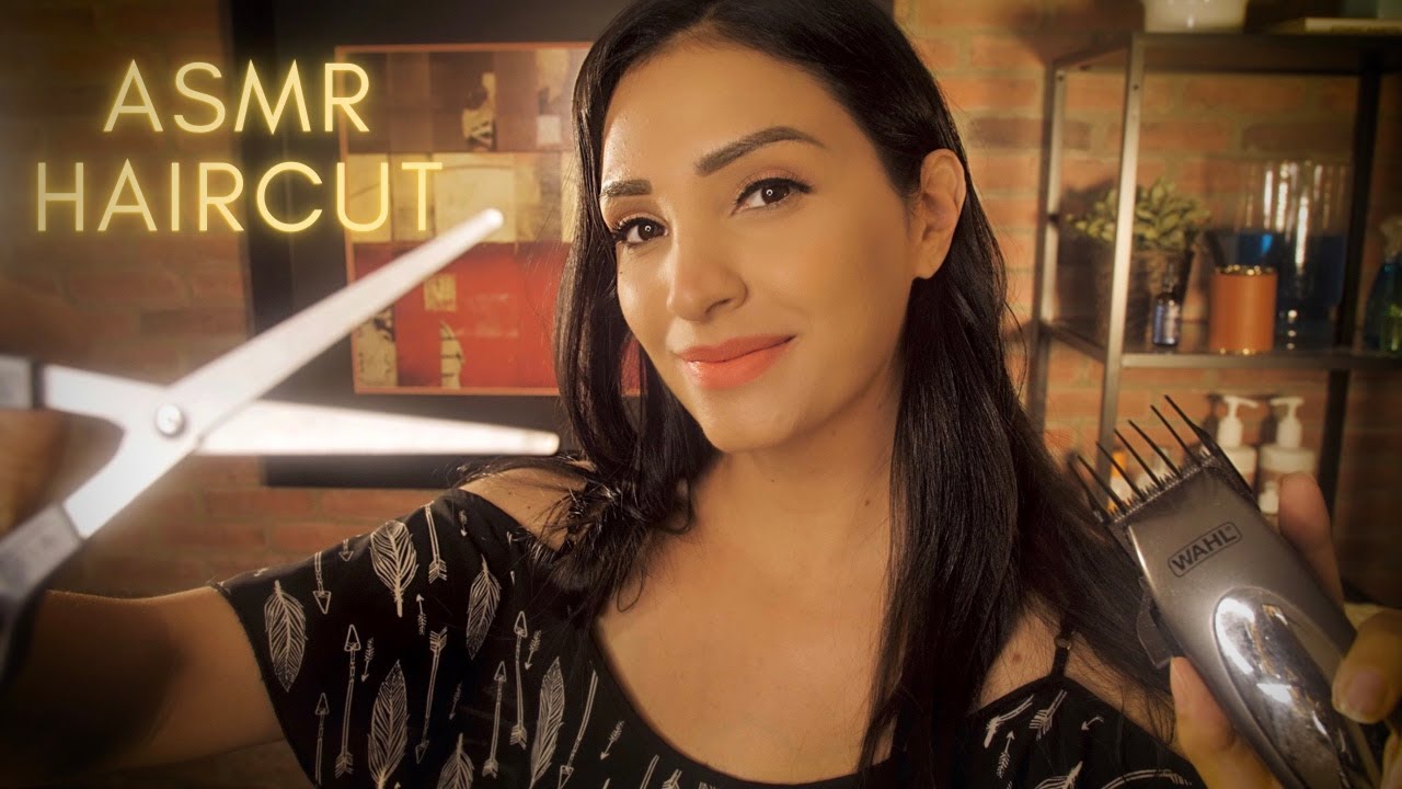 ASMR MOST Realistic Haircut Ever💈 ASMR Barber Shop Roleplay - YouTube