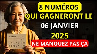 NUMÉROS CHANCEUX : 8 NUMÉROS POUR GAGNER LE SUPER PRIX LE 06 JANVIER 2025