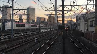 【とうぶせん】東武東上線 9000系@北池袋駅（後ろはJR東日本東京総合車両センター池袋派出所）