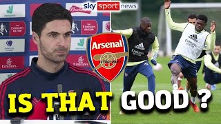 LOOK AT THIS ! MIDFIELDER IS IN INTENSE TRAINING !? ARSENAL NEWS NOW